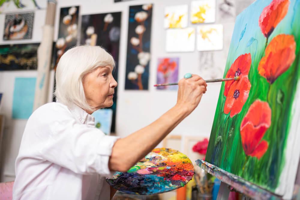 Art therapy is a treatment in memory care.