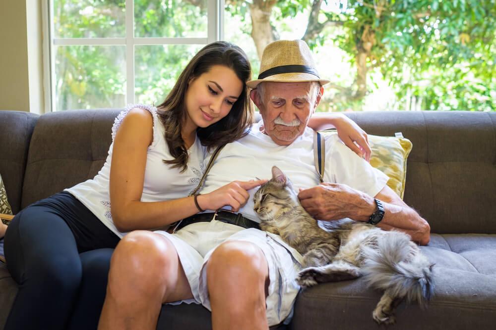 Many assisted living facilities allow pets to provide emotional wellness for the residents.
